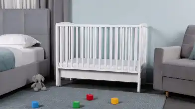 Детская кровать для новорожденного Born с продольным маятником фото - 3 - превью
