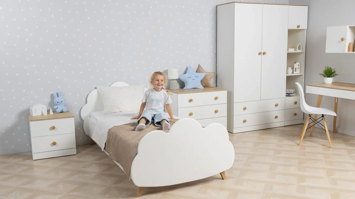Детская кровать Mellow, цвет Белый премиум Askona фото - 3 - большое изображение