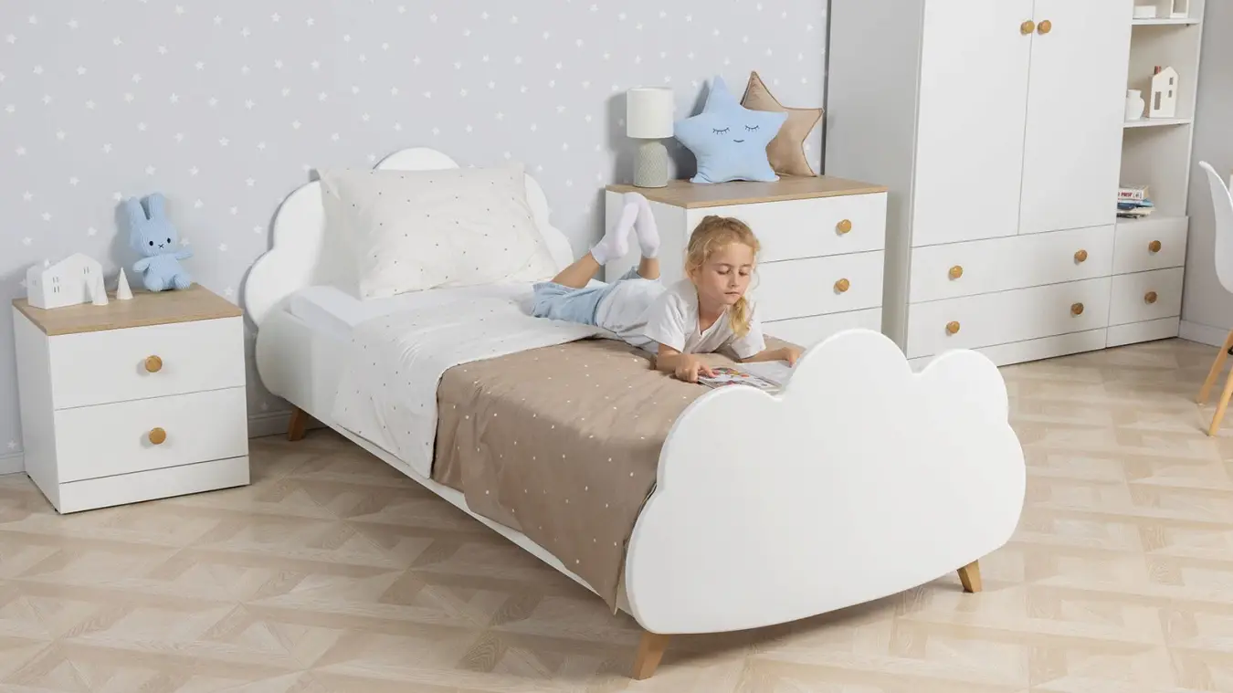 Детская кровать Mellow, цвет Белый премиум Askona фото - 2 - большое изображение