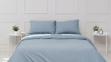 Простынь Comfort Cotton, цвет: Серо-голубой Askona фото - 1