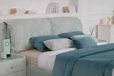 Мягкая кровать Milana New I с подушками для изголовья Askona фотография товара - 2 - превью