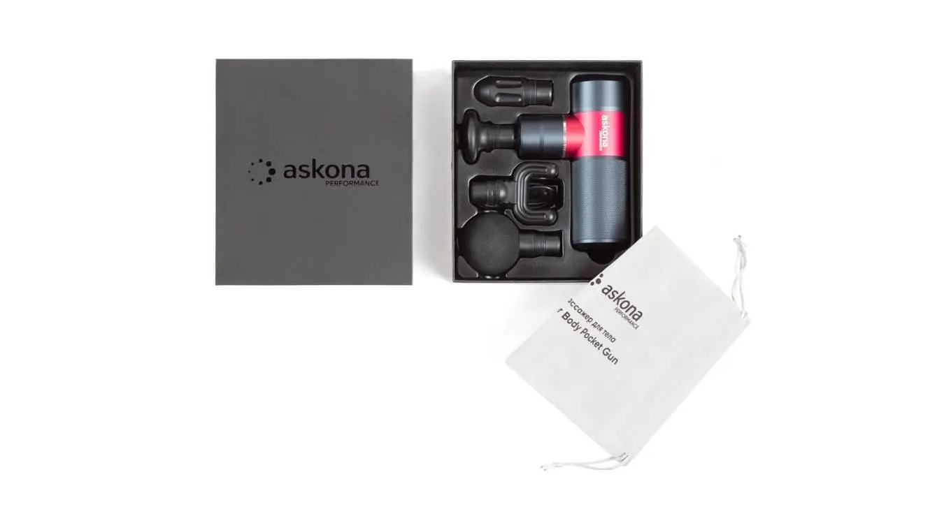 Массажер для тела Askona Performance Power Body Pocket Gun, цвет: темно-синий Askona фото - 9 - большое изображение