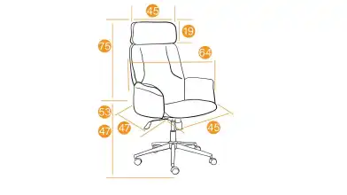 Кресло рабочее Trento, цвет: коричневый картинка - 15 - превью