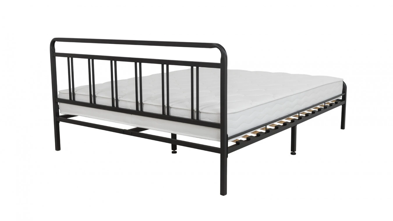 Металлическая кровать Avinon, цвет черный в спальню Askona фотография товара - 6 - большое изображение