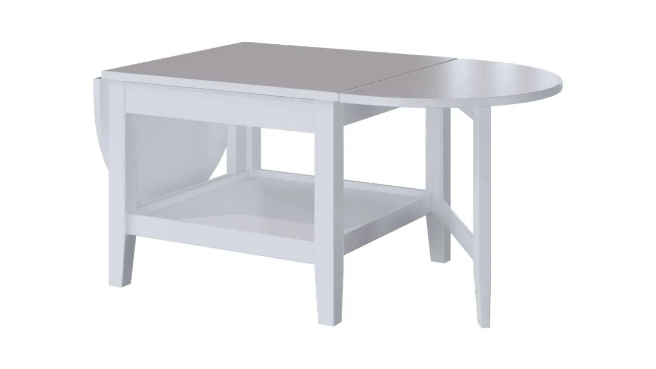 Журнальный столик (без ящика) Terek, цвет белый фото - 2 - большое изображение