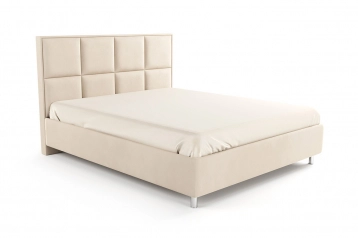 Мягкая кровать Linea с прямым изголовьем Askona фотография товара - 1