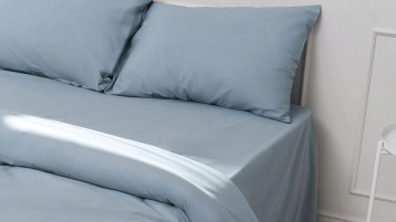 Простынь Comfort Cotton, цвет: Серо-голубой Askona фото - 2
