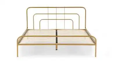 Металлическая кровать Modena Old gold mat в спальню Askona фотография товара - 6 - превью