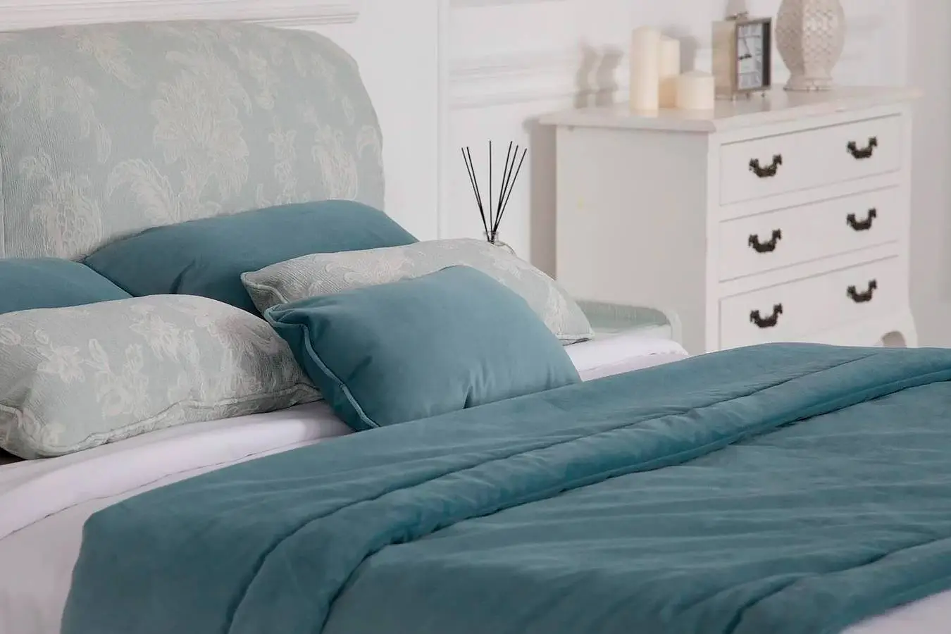 Мягкая кровать Milana New I с подушками для изголовья Askona фотография товара - 3 - большое изображение