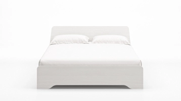 Кровать Artis, цвет Белый премиум из лдсп с изголовьем Askona фотография товара - 4