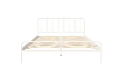 Металлическая кровать Antica, цвет белый шагрень в спальню Askona фотография товара - 6 - превью